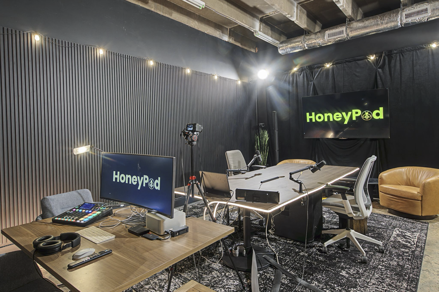 Nashville podcast studio at Music City Work Club