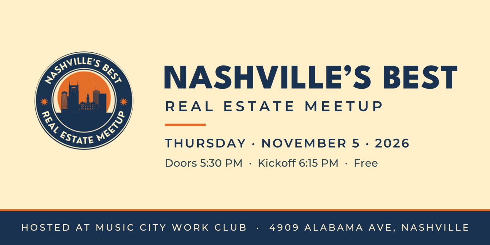 Nashville's Best Real Estate Meetup